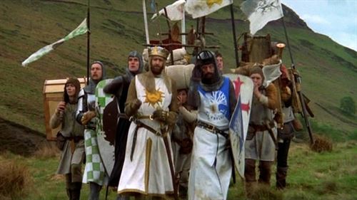 Characters from Monty Python and the Holy Grail